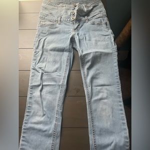 WAX HIGH WAISTED JEANS (SIZE 0)